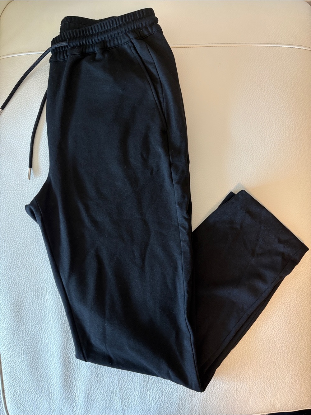 Sandro Men's Black Drawstring Jogger Pants